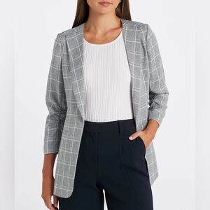 Long line plaid blazer from Skies are Blue, medium